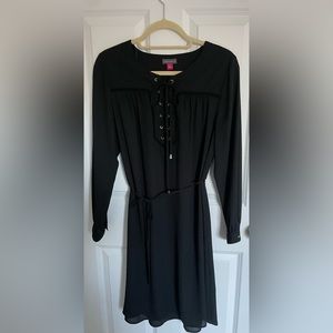 Vince Camuto black dress.